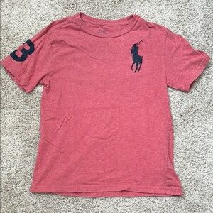 Polo by Ralph Lauren Kids Red T-Shirt size Small (8), 100% cotton